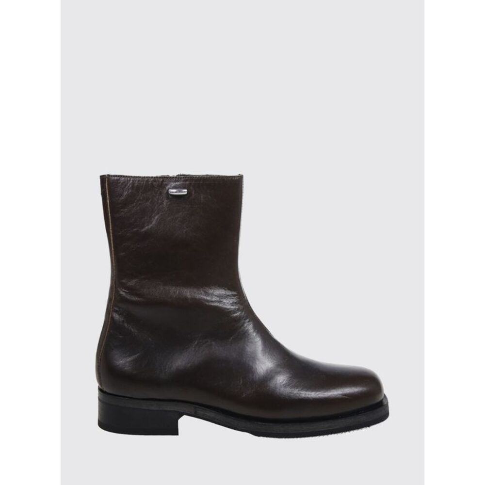 Our Legacy Men Our Legacy Camion Calfskin Ankle Boots With Vibram Sole